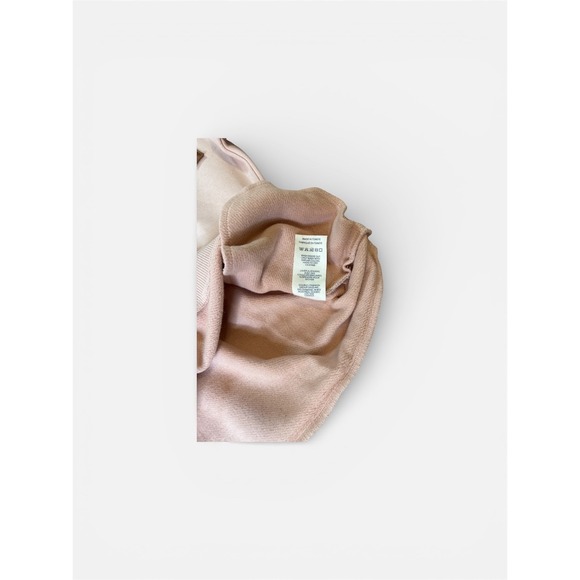 WANAKOME Women's Medium Pink Pullover Hoodie Soft Cotton Blend Button Neck - Picture 5 of 5